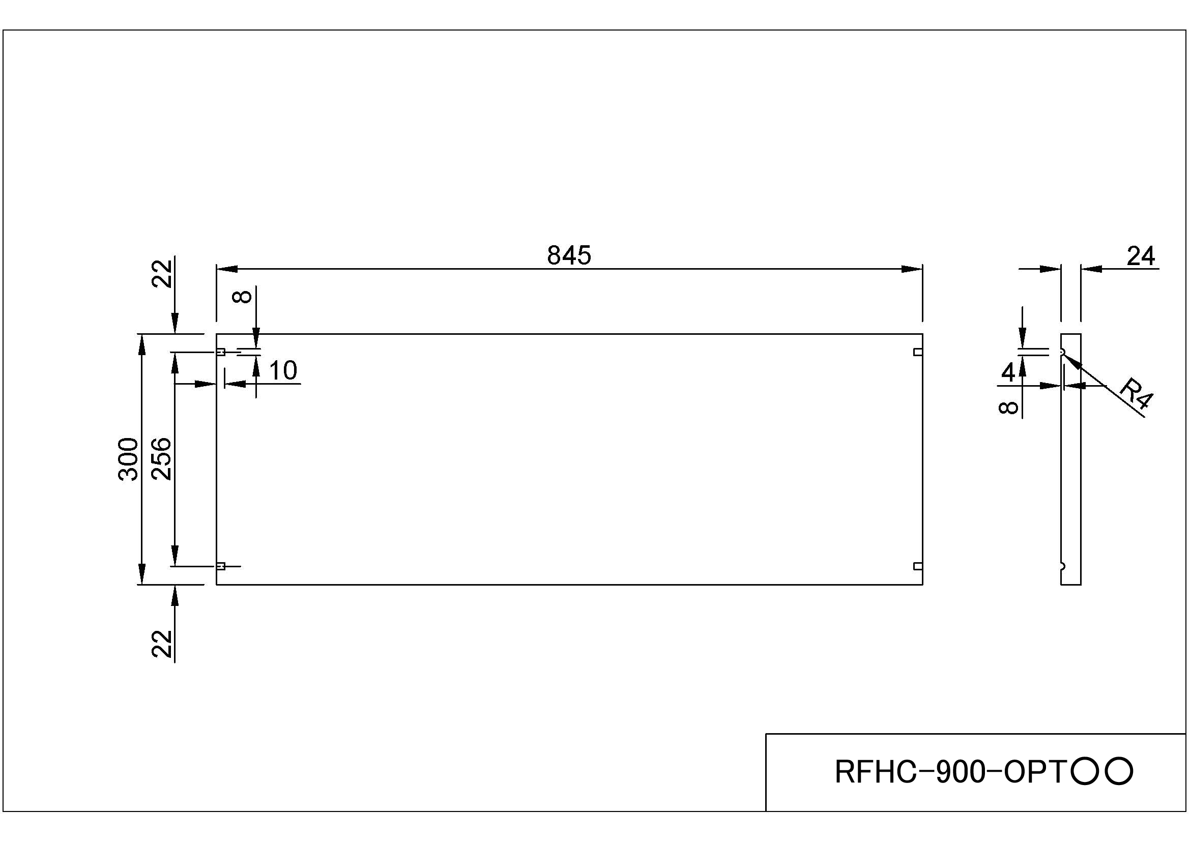 Jシリーズ] ハイカウンター棚板 W900用 ホワイト RFHC-900-OPTW | アール・エフ・ヤマカワ株式会社