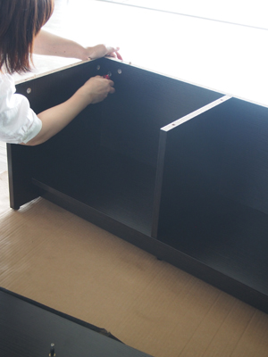 ワーキングベンチの組み立て