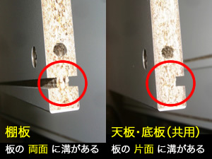 カルテシェルフの組み立て