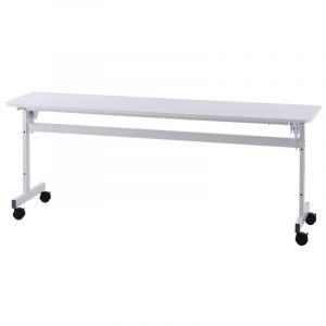 シンプルフォールディングテーブル W1800xD450 ホワイト RFFT2-1845WH