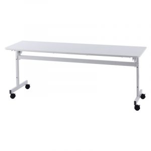 シンプルフォールディングテーブルⅡ W1800xD600 ホワイト RFFT2-1860WH