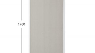 RFヤマカワ/シンプルスクリーン 掲示板W800xH1200 グレー XPS材キャスター スクリーン パーティション 間仕切り アールエフヤマカワ シンプルスクリーン掲示板W800xH1200