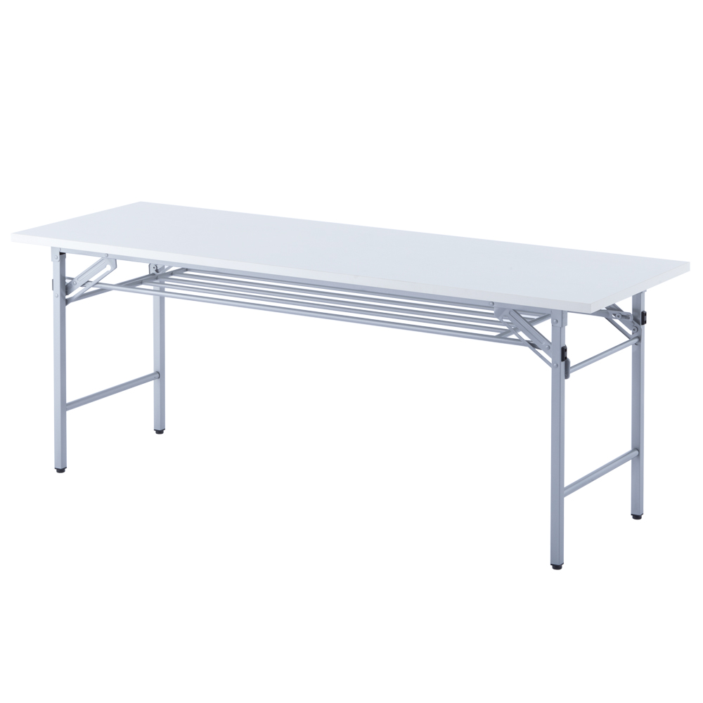 完売】折りたたみテーブル W1800xD450 ホワイト SFT-1845W | アール 