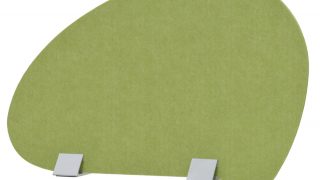 完売】フェルトデスクトップパネル W596xH396 卵型 グリーン