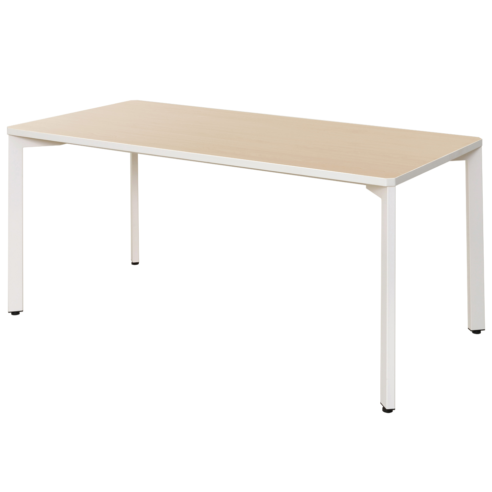 TEO ミーティングテーブル W1500xD750 ナチュラル×ホワイト RFMT-IL1575NW