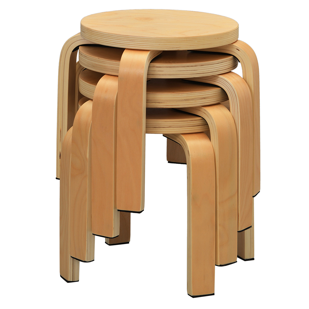 木製丸椅子 ロー ナチュラル SHSC-LNA | アール・エフ・ヤマカワ株式会社