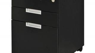 スチール脚デスク インサイドワゴン ブラック GZCA-SLBK | オフィス