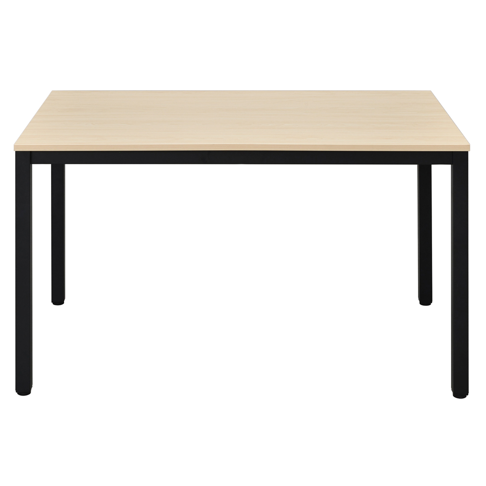 ミーティングテーブル W1200xD750 ナチュラルxブラック脚 RFD2