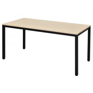 ミーティングテーブル W1500xD750 ナチュラルxブラック脚 RFD2-1575NTBL