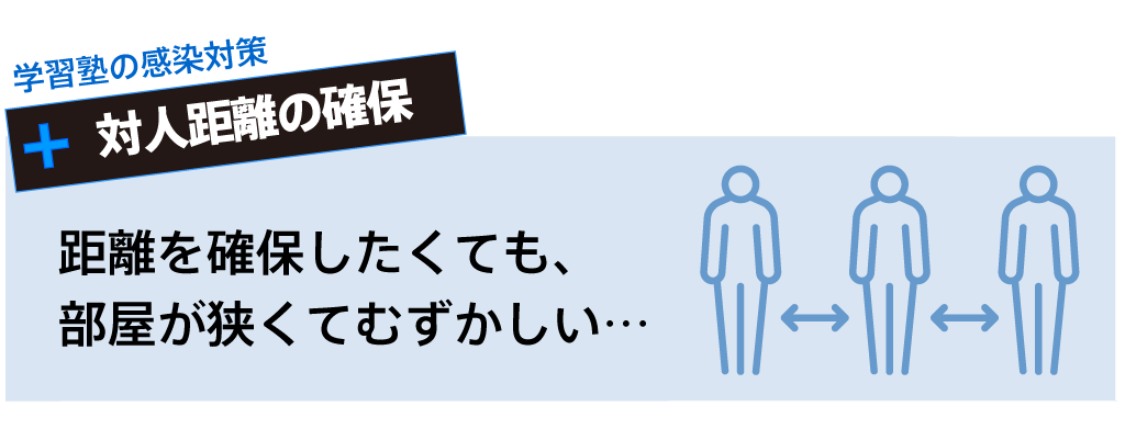 距離確保したくても部屋が狭くて難しいときは