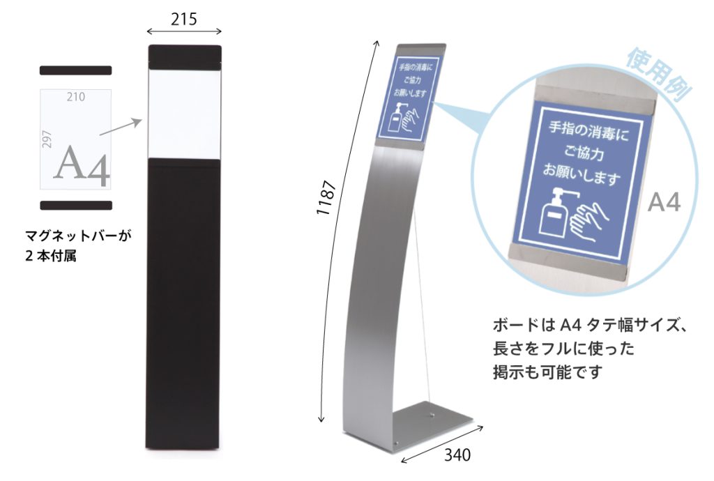 インフォメーションボード使用イメージ