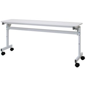 シンプルフォールディングテーブルⅢ W1500xD400 ホワイト RFFT3-1540WH