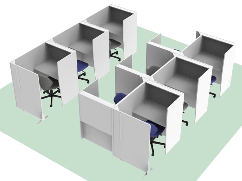 パーソナルブース で自習室に