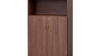 Jシリーズ] 可動棚ハイシェルフⅡ 共通扉付き ウォルナットⅡ RFHS2