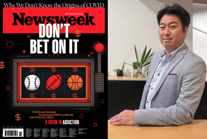 Newsweek International 表紙と木村社長