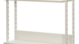 ワークデスクⅡ 上置ハイシェルフW800 ホワイト GZUSRH2-800WH