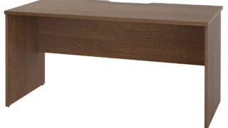 プラン木製デスク W1400×D700 ウォルナット×ウォルナット脚 RFPD