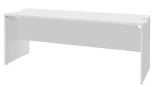 テンポ ローカウンター W1800×D596 ホワイト 幕板ハーフ RFTLC-1859WH