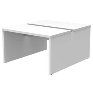 ソリード フリーアドレス用デスクⅡ W1200×D1400 ホワイト×ホワイト脚 RFTFT2-1214WH-WL
