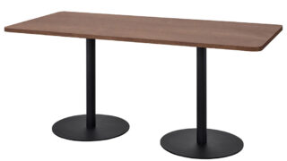リスタ カフェテーブル 1500×750 ウォルナット RFRCT-1575DM