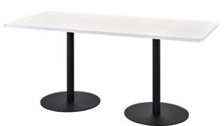 リスタ カフェテーブル 1500×750 ホワイトRFRCT-1575WH | オフィス