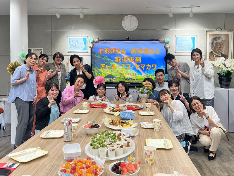 三重本社でのインターンシップ生歓迎会