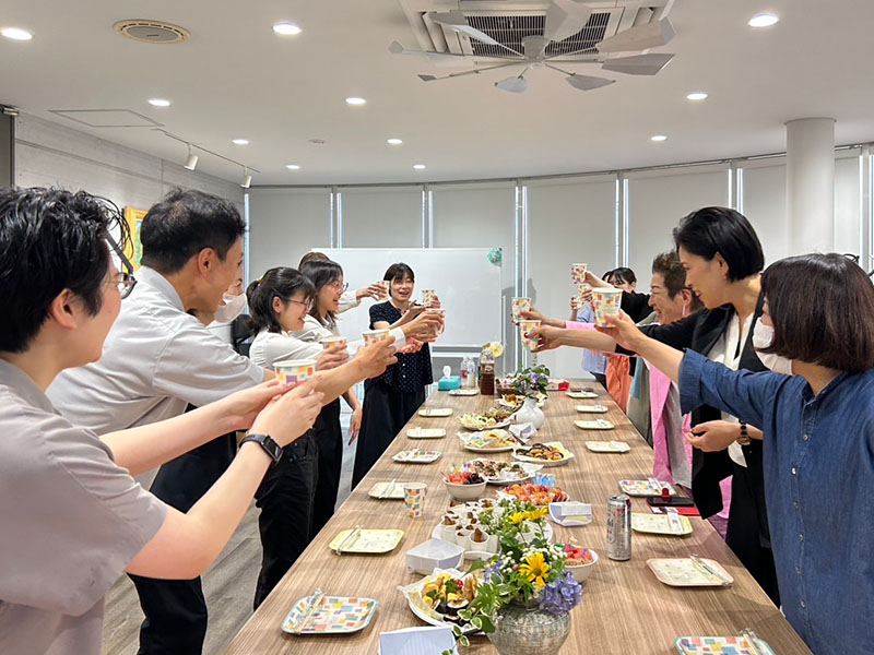三重本社でのインターンシップ生歓迎会