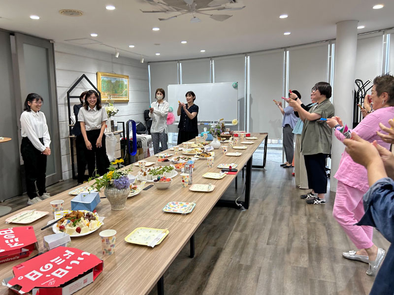 三重本社でのインターンシップ生歓迎会