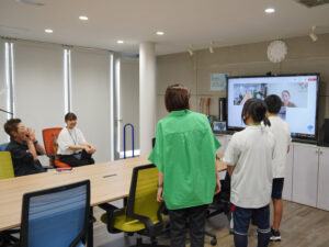 中学生の職場体験受け入れ