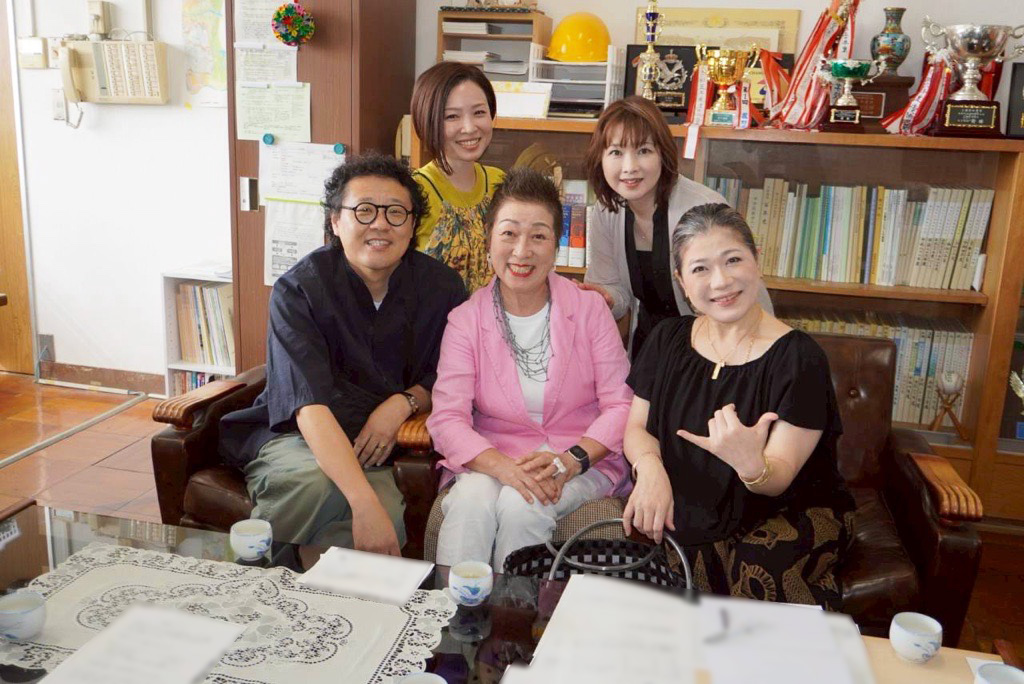 地元地域の経営者様と山川会長