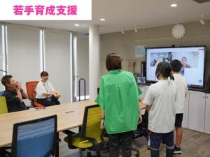 中学生の職場体験学習を受け入れ