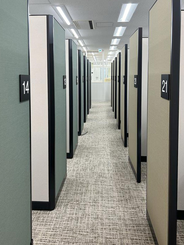 個別指導ブース外観