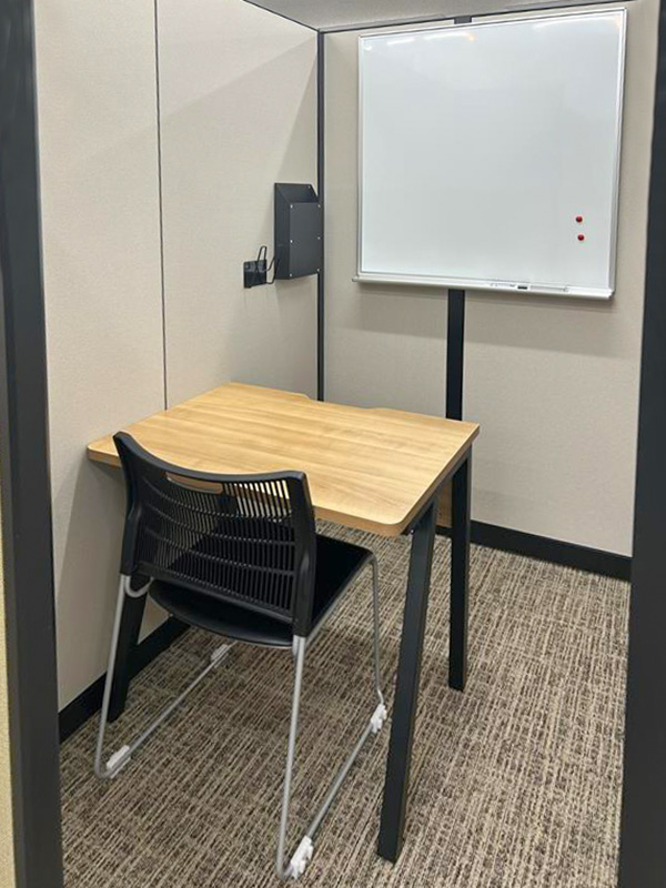 個別指導ブース内部