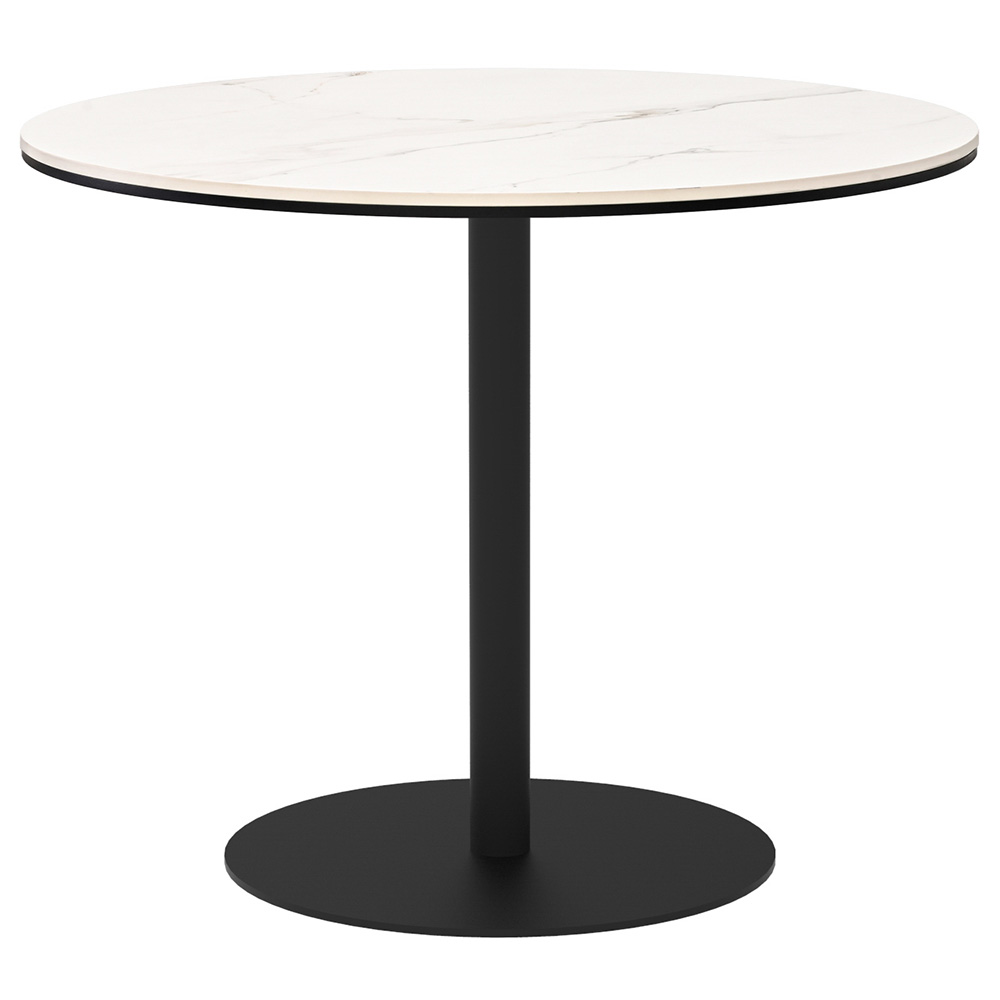 リスタ カフェテーブル セラミック 丸形 Φ900 ホワイトマーブル RFRCC-900RWM