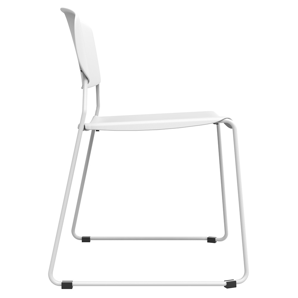 フォリオ ループ脚チェア ホワイト RFC-FOWH
