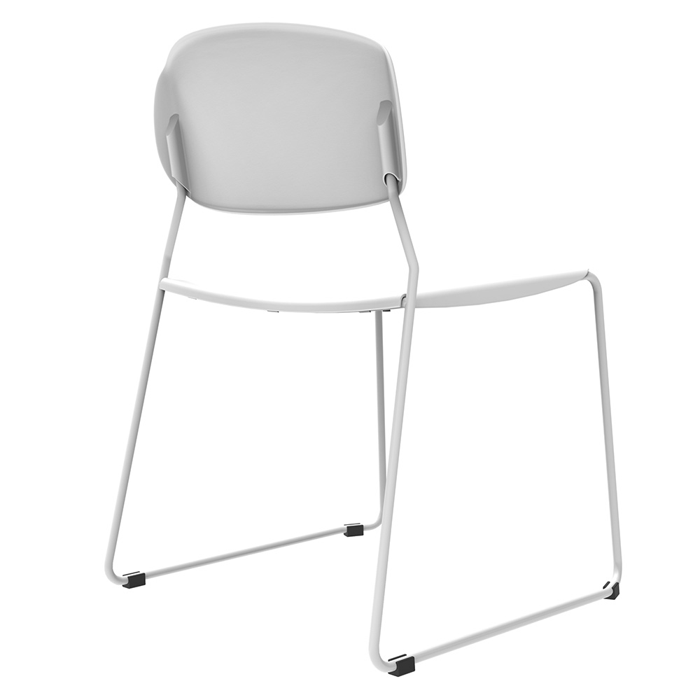 フォリオ ループ脚チェア ホワイト RFC-FOWH