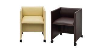 キャスター付き応接チェア