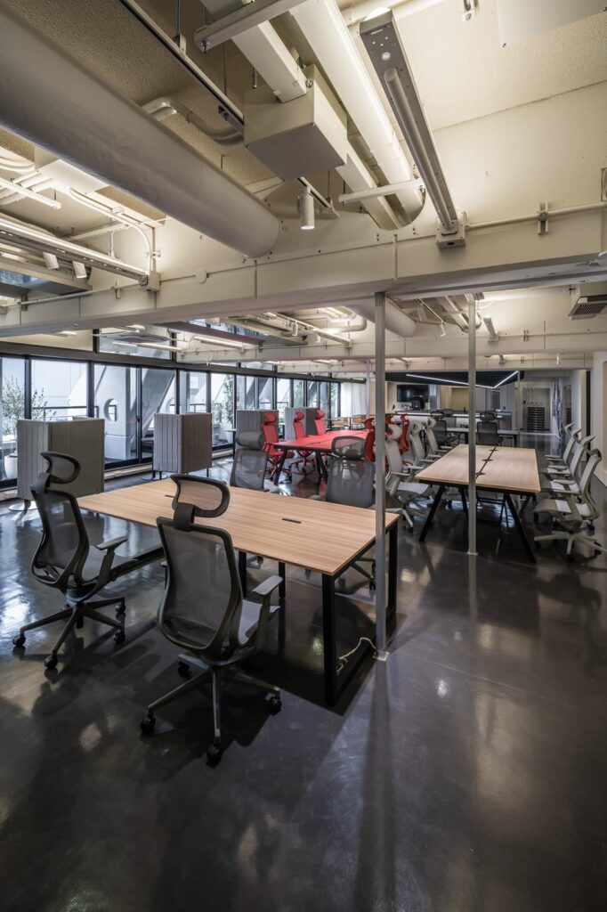 フリーアドレスエリア