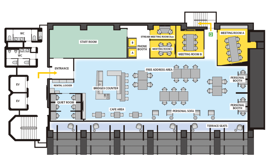大阪支社フロアマップ