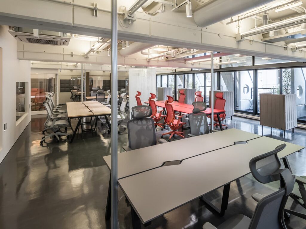 フリーアドレスエリア