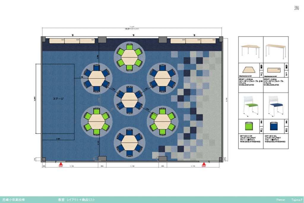 探究ルームのレイアウトデザイン提案