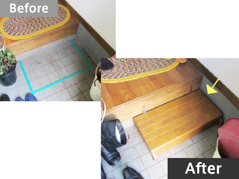 玄関の段差解消