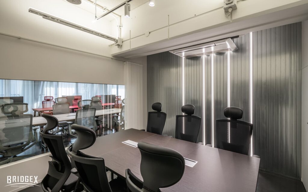 大阪・淀屋橋エリアのコワーキングスペースBRIDGEXのバーチャル背景